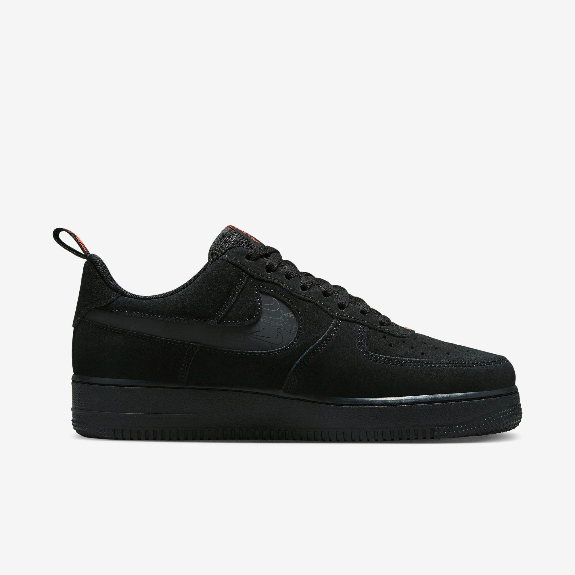 Nike Air Force 1 Low Multi-Swoosh Black Crimson